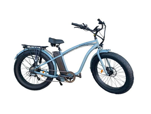 Big Bear eBikes COASTAL CRUISER 52V 26 Over 750 w Ready to Ride Step Over Ebike 26x4 Fat Tire Electric Beach Cruiser eBike by Coastal Cruiser - Electric Bike Super Shop