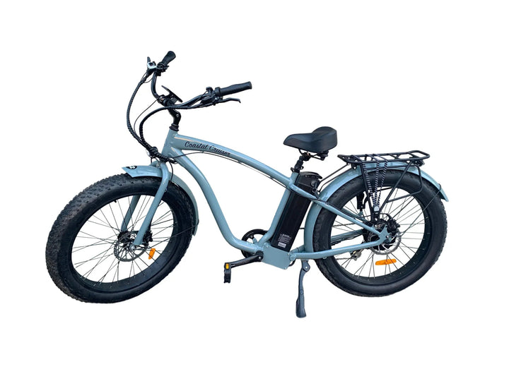 Big Bear eBikes COASTAL CRUISER 52V 26 Over 750 w Ready to Ride Step Over Ebike 26x4 Fat Tire Electric Beach Cruiser eBike by Coastal Cruiser - Electric Bike Super Shop