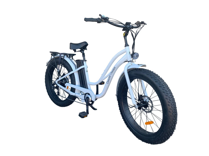 Big Bear eBikes COASTAL CRUISER 52V 26 Thru 750 w Ready to Ride Step Thru Ebike 26x4 Fat Tire Electric Beach Cruiser eBike by Coastal Cruiser - Electric Bike Super Shop