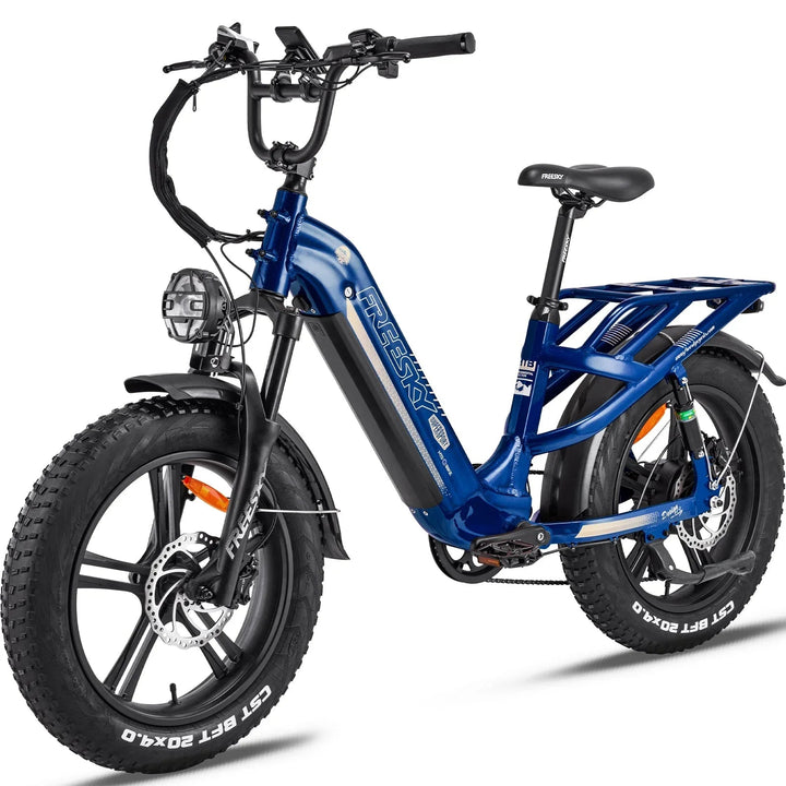 Big Bear eBikes FREESKY Rocky 750 w Ready to Ride Step Thru Ebike 20x4 Electric Cargo eBike by Freesky - Electric Bike Super Shop