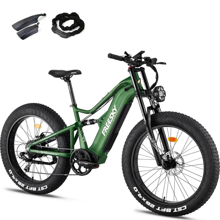 Big Bear eBikes FREESKY Swifthorse X - 6e 1000 w Ready to Ride Mountain Ebike 4 Electric Fat Tire Mountain eBike - Mountain eBike - eBike Super Shop