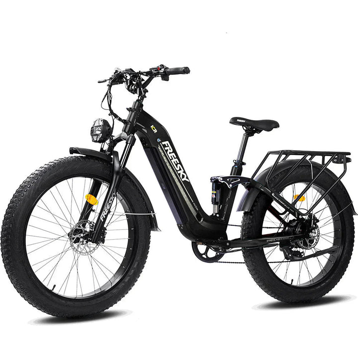 Big Bear eBikes FREESKY Wildcat Pro A - 340 1000 w Ready to Ride Step Thru Ebike 4 Electric Fat Tire Mountain eBike by Freesky - Electric Bike Super Shop