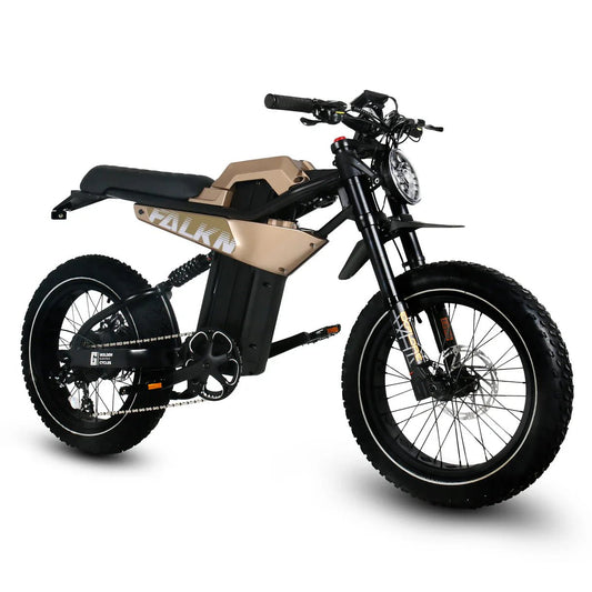 Big Bear eBikes GOLDEN CYCLE FALKN 750 w Step Over Ebike 20x4.0 Electric e - Moto Style eBike by Golden Cycles - Electric Bike Super Shop