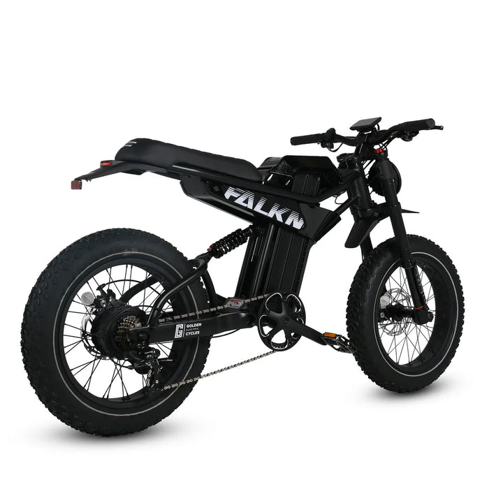 Big Bear eBikes GOLDEN CYCLE FALKN 750 w Step Over Ebike 20x4.0 Electric e - Moto Style eBike by Golden Cycles - Electric Bike Super Shop