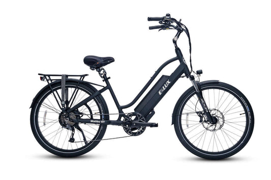 ELUX Malibu GT 750 w Step Thru eBike 26x2.1 Street Electric Beach Cruiser eBike