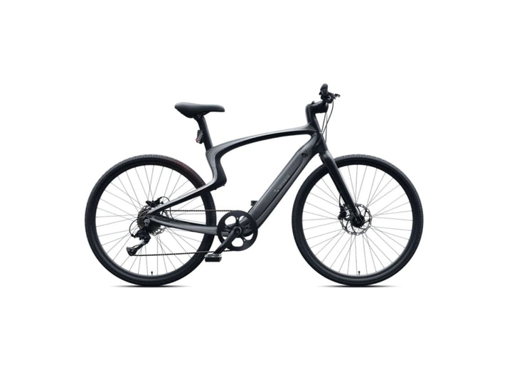 Black OB eBikes URTOPIA Carbon 1S 350 w Ready to Ride Step Over Ebike 48x1.4 Electric Urban eBike