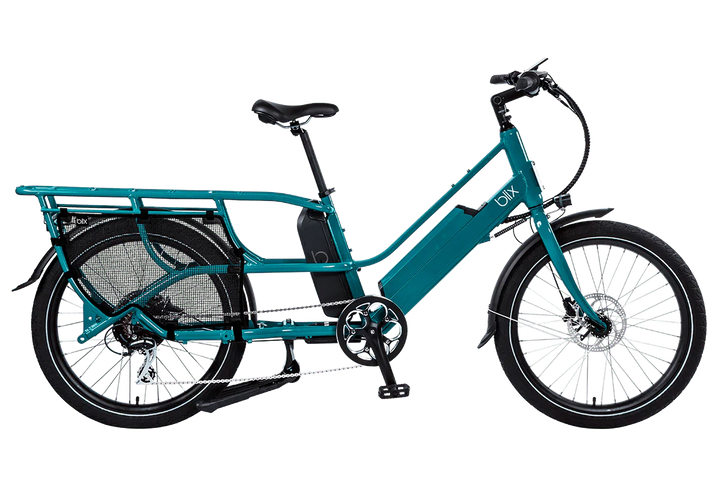 BLIX Packa Genie Electric Cargo eBike - Step Thru 750 w Cargo eBike - Cargo eBike - BLIX|TEAL|2887 eBike Super Shop