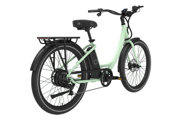 BLIX Sol X Electric Beach Cruiser eBike - Step Over 750 w Electric Commuter eBike - Cruiser - BLIX|BLUE|2879 eBike Super Shop