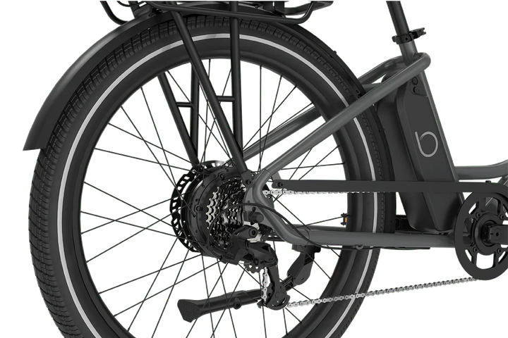 BLIX Sol X Electric Beach Cruiser eBike - Step Over 750 w Electric Commuter eBike - Cruiser - BLIX|GRAY|2883 eBike Super Shop