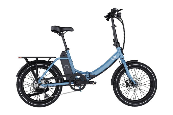 BLIX Vika X Electric Folding eBike - Folding Step Thru 500 w Compact eBike - Folding Ebike - BLIX|BLUE|2872 eBike Super Shop