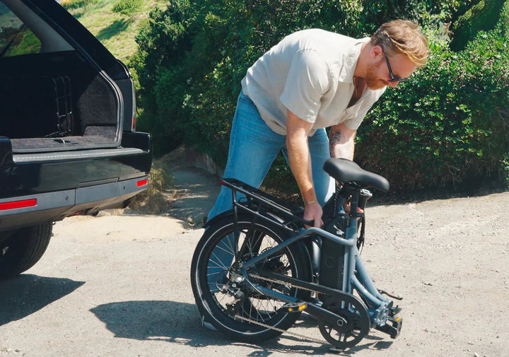 BLIX Vika X Electric Folding eBike - Folding Step Thru 500 w Compact eBike - Folding Ebike - BLIX|GREEN|2873 eBike Super Shop