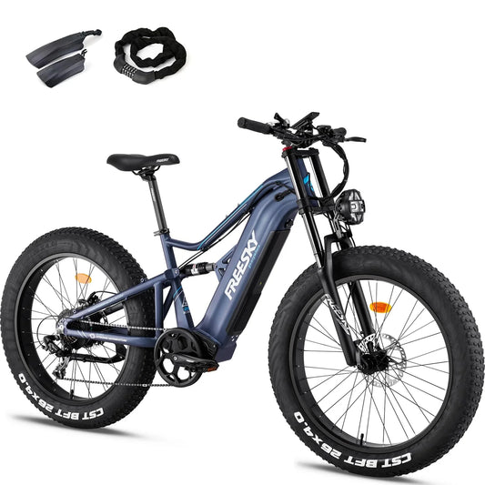 Green FREESKY Swifthorse X-6e 1000 w Mountain Ebike 4 Fat Tire Electric Fat Tire Mountain eBike