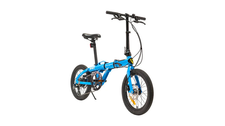 Blue SUPERHUMAN Shapeshifter 250 w Folding Ebike 18x2.5 Urban Electric Folding eBike