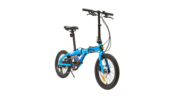 Blue SUPERHUMAN Shapeshifter PRO 500 w Folding Ebike 18x2.5 Urban Electric Folding eBike