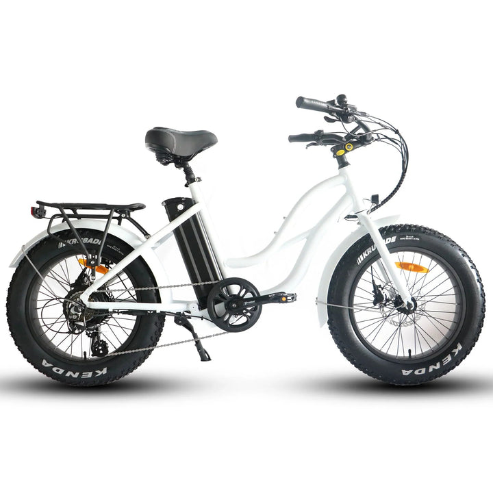 Coastal Cruiser 52V 20 Thru 750W Step Thru Ebike 20x4 Fat Tire Mini Electric Beach Cruiser by Coastal Cruiser - Electric Bike Super Shop