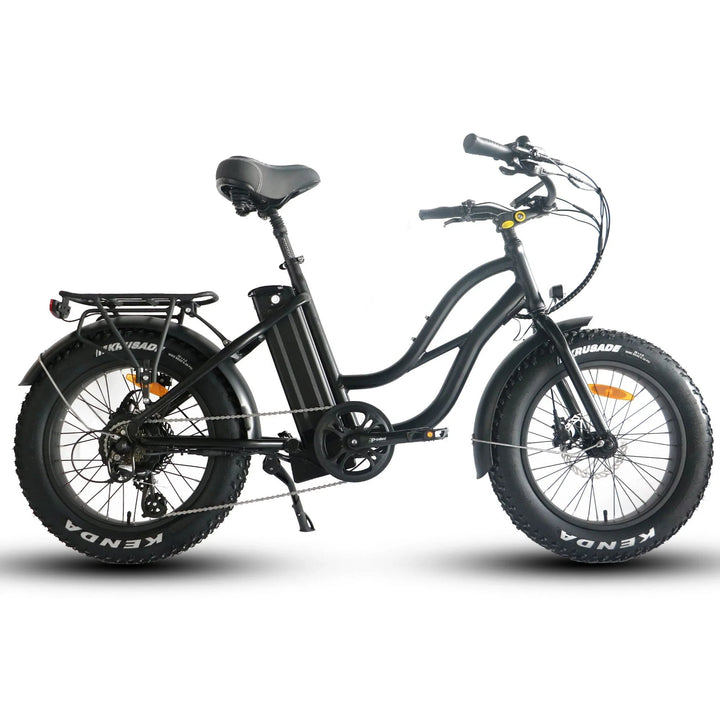 Coastal Cruiser 52V 20 Thru 750W Step Thru Ebike 20x4 Fat Tire Mini Electric Beach Cruiser by Coastal Cruiser - Electric Bike Super Shop