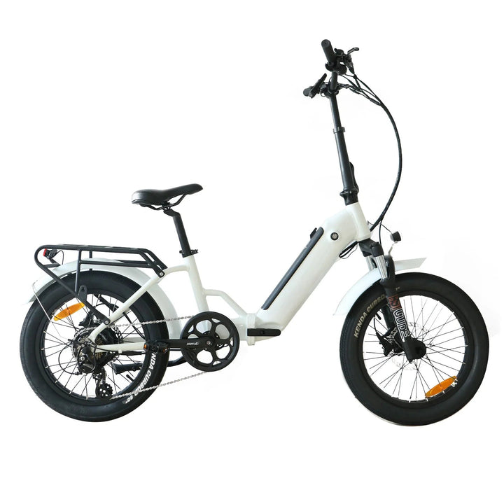 Coastal Cruiser CC Folding 750w Step Thru Ebike 20x3 Fat Tire Folding Electric Bike by Coastal Cruiser - Electric Bike Super Shop