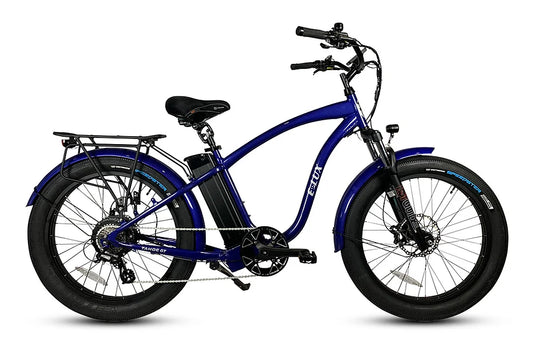 ELUX Tahoe GT 750 w Step Over eBike 26x3.5 Fat Fat Tire Electric Beach Cruiser eBike