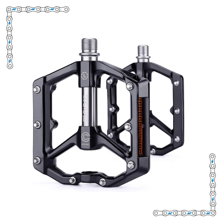 eBike Black Aluminum Pedals for Electric Bike by Way Cool Electric Bikes - Electric Bike Super Shop