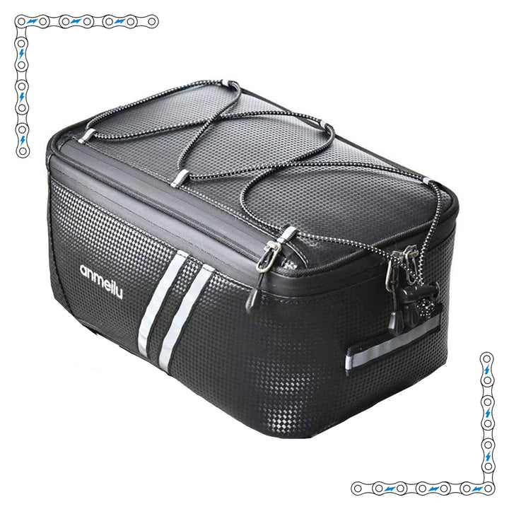 eBike Black Rear Cargo Bag for ebike by Way Cool Electric Bikes - Electric Bike Super Shop