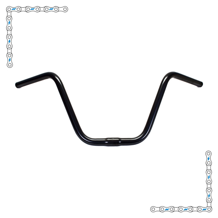 eBike Custom High Rise 9" Handle Bars for ebike by Electric Bike Super Shop - Electric Bike Super Shop