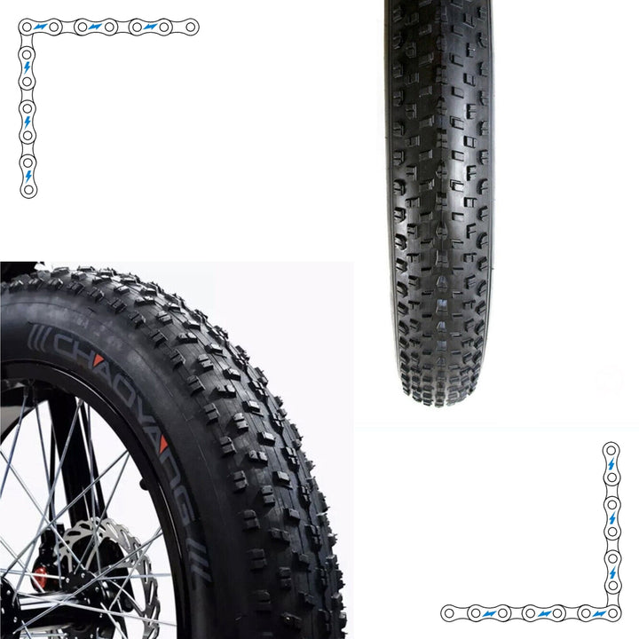 eBike Tires 26" x 4" Chao Yang Knobby for Fat Tire Electric Bike by Electric Bike Super Shop - Electric Bike Super Shop