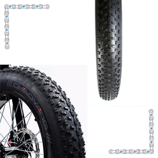 eBike Tires 26" x 4" Chao Yang Knobby for Fat Tire Electric Bike - Parts - EBIKE|TIRES|0508 eBike Super Shop