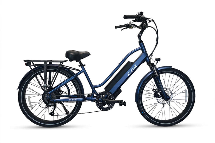 ELUX Malibu 500 w Step Thru eBike 26x2.1 Street Electric Beach Cruiser eBike - Beach Cruiser eBike - eBike Super Shop