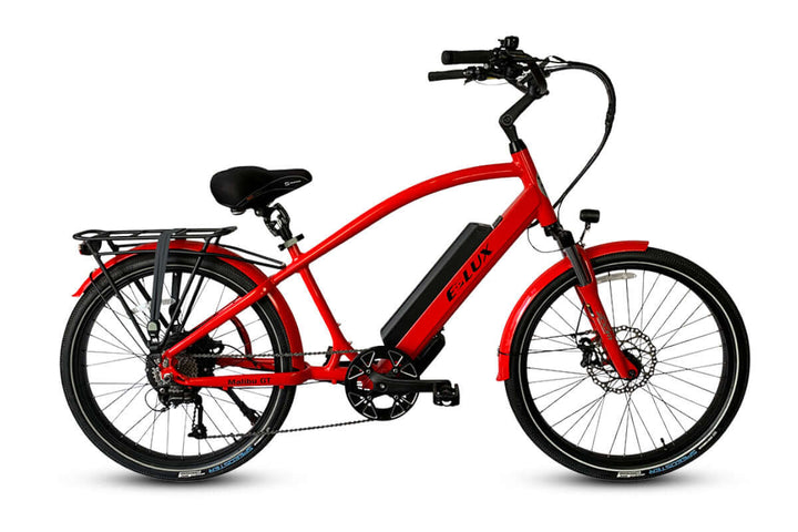 ELUX Malibu GT 750 w Step Over eBike 26x2.1 Street Electric Beach Cruiser eBike - Beach Cruiser eBike - eBike Super Shop