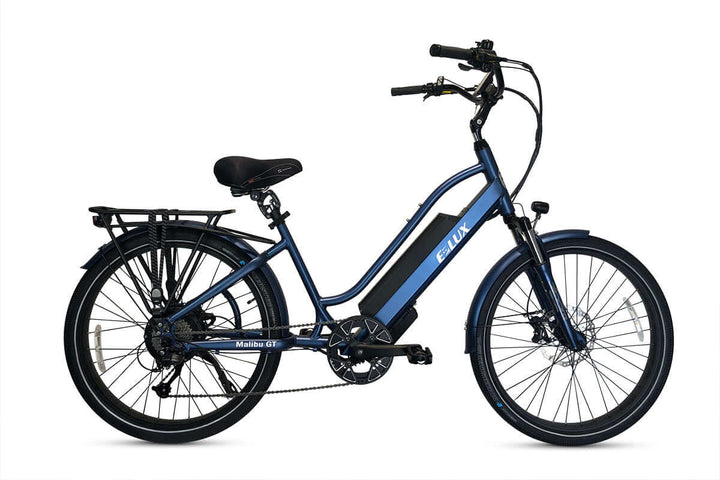 ELUX Malibu GT 750 w Step Thru eBike 26x2.1 Street Electric Beach Cruiser eBike - Beach Cruiser eBike - eBike Super Shop