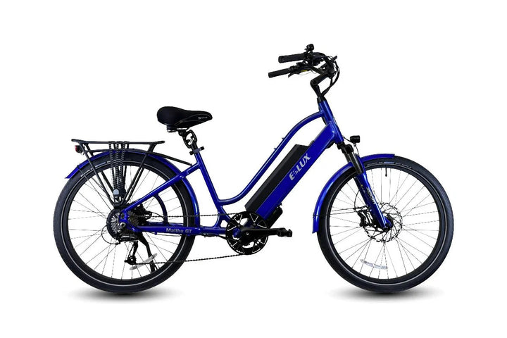 ELUX Malibu GT 750 w Step Thru eBike 26x2.1 Street Electric Beach Cruiser eBike - Beach Cruiser eBike - eBike Super Shop