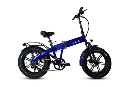 ELUX Sierra GT 750 w Folding eBike 20x4 Fat Electric Folding eBike - Folding Ebike - eBike Super Shop