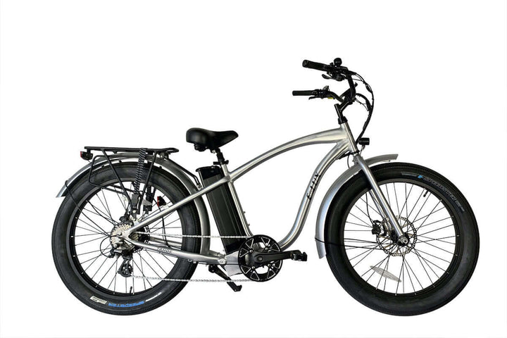 ELUX Tahoe 500 w Step Over eBike 26x3.5 Fat Fat Tire Electric Beach Cruiser eBike - Fat Tire Cruiser eBike - eBike Super Shop