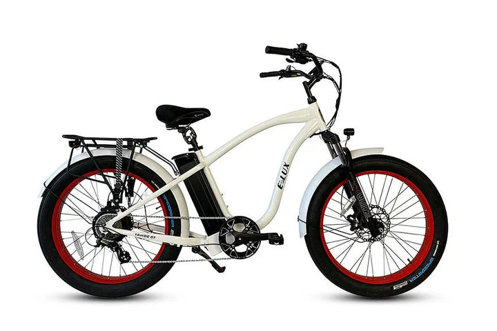 ELUX Tahoe GT 750 w Step Over eBike 26x3.5 Fat Fat Tire Electric Beach Cruiser eBike - Fat Tire Cruiser eBike - eBike Super Shop