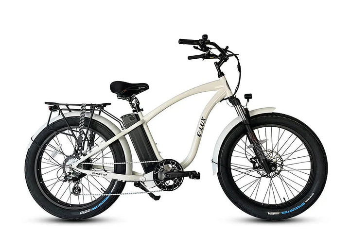 ELUX Tahoe GT 750 w Step Over eBike 26x3.5 Fat Fat Tire Electric Beach Cruiser eBike - Fat Tire Cruiser eBike - eBike Super Shop