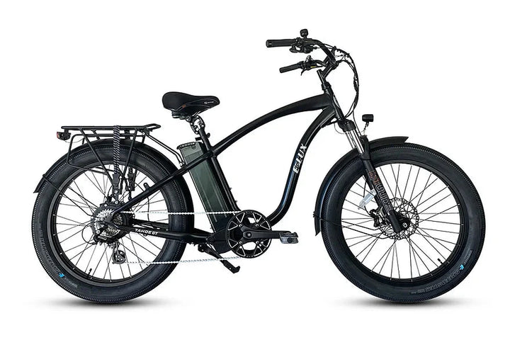 ELUX Tahoe GT 750 w Step Over eBike 26x3.5 Fat Fat Tire Electric Beach Cruiser eBike - Fat Tire Cruiser eBike - eBike Super Shop