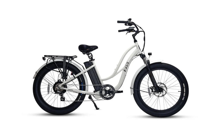 ELUX Tahoe GT 750 w Step Thru eBike 26x3.5 Fat Fat Tire Electric Beach Cruiser eBike - Fat Tire Cruiser eBike - eBike Super Shop