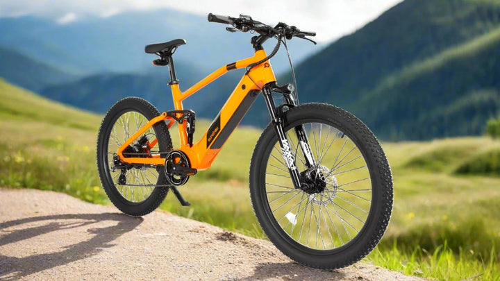 EUNORAU Defender 500w Step Over eBike 27.5x3 Mountain Electric Mountain eBike - Mountain eBike - eBike Super Shop