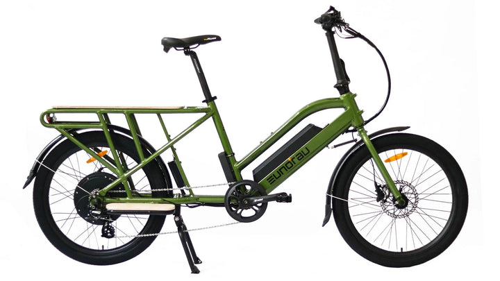 EUNORAU Max Cargo 750w Step Thru eBike 24x2.4 Road Electric Cargo eBike - Cargo eBike - eBike Super Shop