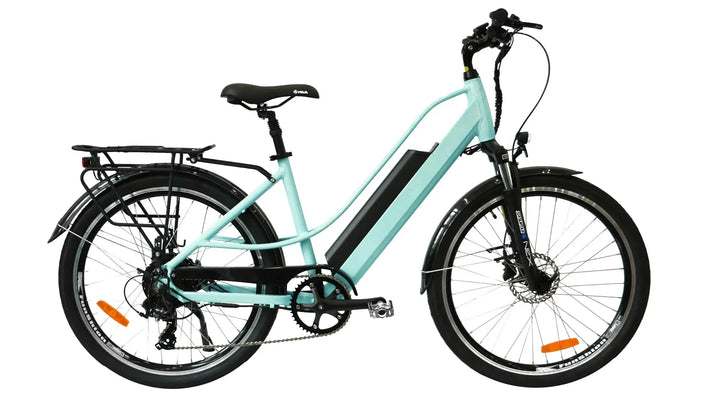 EUNORAU Torque 500w Step Thru eBike 26x2 Road Electric Beach Cruiser eBike - Beach Cruiser eBike - eBike Super Shop