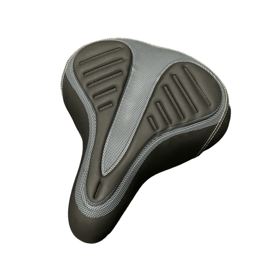 Extra Wide Cruiser Bike Seat - Plush Bicycle Saddle - Bike Seat - CRSR - SEAT - BLU eBike Super Shop