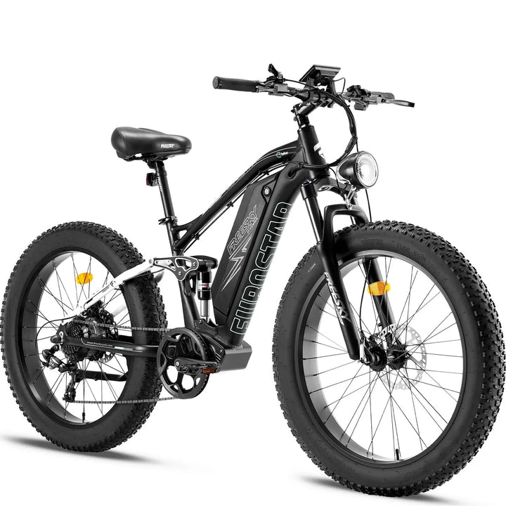 FREESKY Eurostar M - 410 1000 w Mountain Ebike 4 Fat Tire Electric Fat Tire Mountain eBike - Mountain eBike - FREES|MOUNT|WHITE|0102 eBike Super Shop