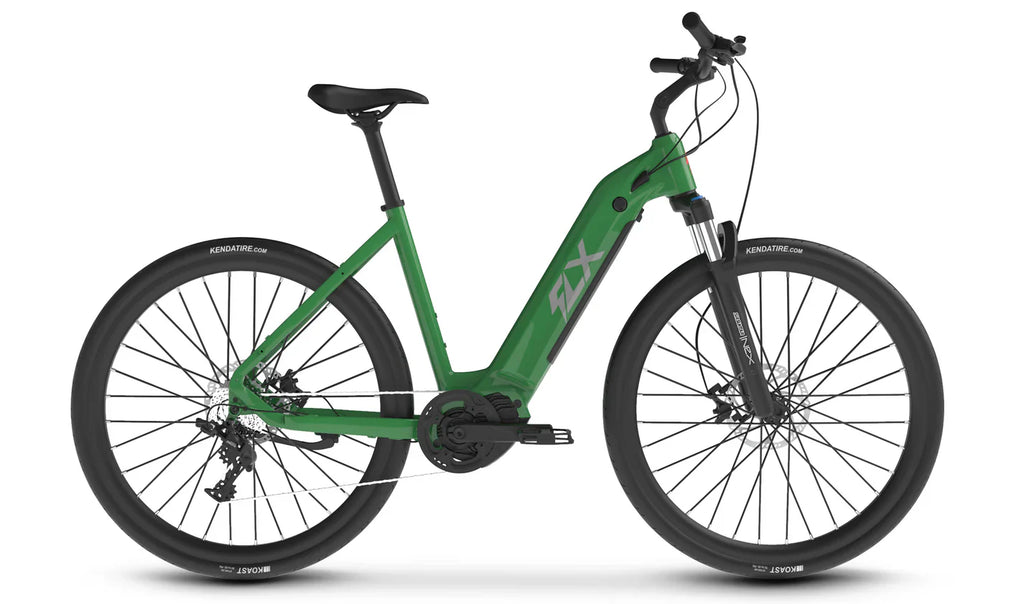 Green OB eBikes SUPERHUMAN 2 500 w Ready to Ride Step Thru Ebike 27.5 Electric Urban eBike