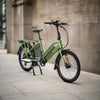 Green EUNORAU Max Cargo 750w Step Thru eBike 24x2.4 Road Electric Cargo eBike