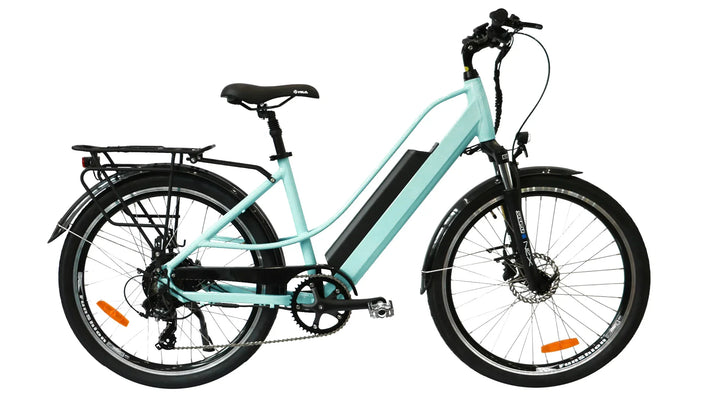  EUNORAU Torque 500w Step Thru eBike 26x2 Road Electric Beach Cruiser eBike