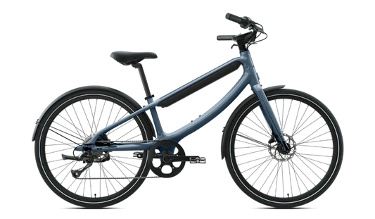 Grey URTOPIA Chord 350w Step Thru Ebike 42" Road Tire Electric Urban eBike