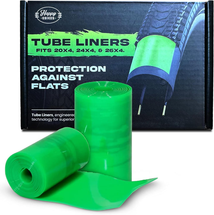Happy E Bikes Allscape Bike Tire Liner (2 Pack) - Fits 20x4, 24x4, 26x4 - Parts - sku - 50303319769389 eBike Super Shop