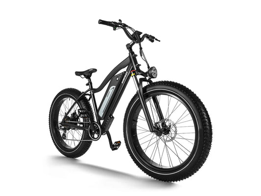 HIMIWAY Cruiser D3 750 w Step Over Ebike 26x4 Fat Fat Tire Electric Beach Cruiser eBike