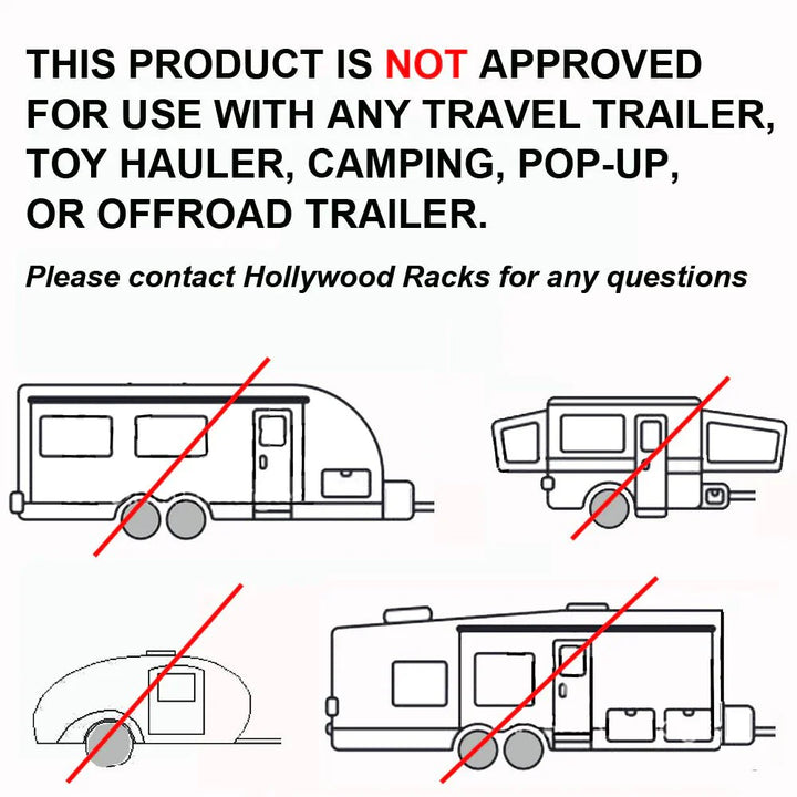 Hollywood eBike Rack - RV Rider eBike Rack Electric Bike Rack for RVs - Bike Rack - eBike Super Shop