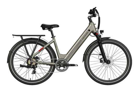MOKWHEEL Asphalt ST 500 w Step Thru Ebike 27.5x2.4 Urban Electric Beach Cruiser eBike - Step Thru eBike - MOKWH|ROAD|BROWN|0145 eBike Super Shop
